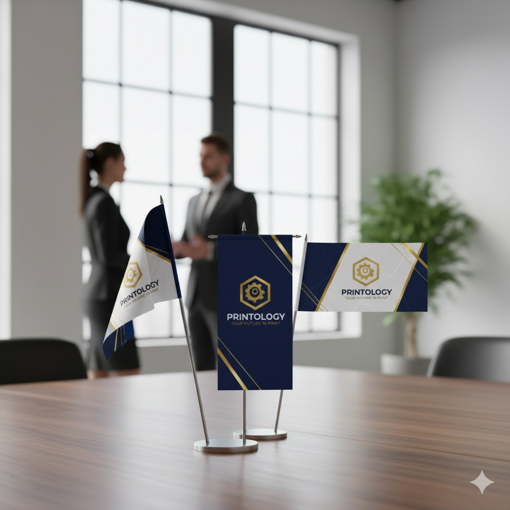 Masa Bayrağı Flama Baskısı